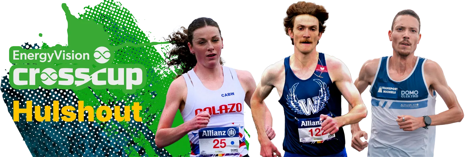 EnergyVision CrossCup Hulshout: drie atleten in volle actie